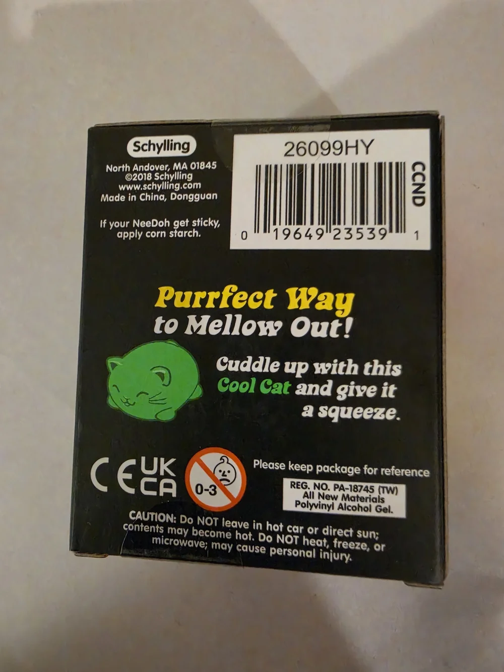 Needoh Cool Cats Squishy Teal 😻🐈